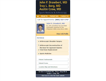 Tablet Screenshot of chippewavalleysportsmedicine.com